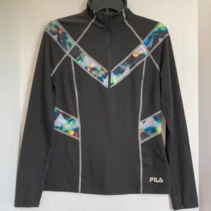 Fila Sport Running Quarter-Zip Pullover small